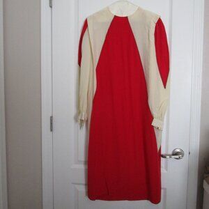 vintage designer silk dress